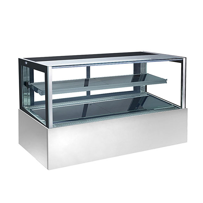 glass dessert display cabinet